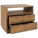 Santa Clara Caramel Brown 2 Drawer Nightstand