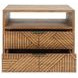 Santa Clara Caramel Brown 2 Drawer Nightstand