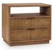 Santa Clara Caramel Brown 2 Drawer Nightstand