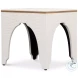 Croco Antique Pearl Stool