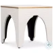Croco Antique Pearl Stool