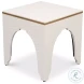 Croco Antique Pearl Stool