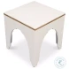 Croco Antique Pearl Stool