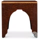 Croco Brown Stool