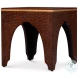 Croco Brown Stool
