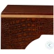 Croco Brown Stool