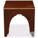 Croco Brown Stool