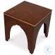 Croco Brown Stool