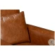 Dimity Cuba Brown Leather Chair