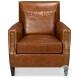 Dimity Cuba Brown Leather Chair
