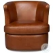 Spencer Havana Brown Swivel Chair