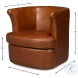 Spencer Havana Brown Swivel Chair