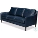 Alehandro Chateau Blue Leather Sofa