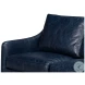 Alehandro Chateau Blue Leather Sofa