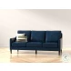 Alehandro Chateau Blue Leather Sofa