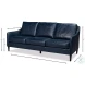 Alehandro Chateau Blue Leather Sofa
