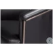 Nagel Onyx Black Leather Chair