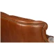 Philipe Havana Brown Distilled Leather Sofa