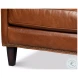 Philipe Havana Brown Distilled Leather Sofa