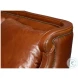 Philipe Havana Brown Distilled Leather Sofa