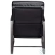 Edmonds Onyx Black Leather Chair