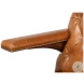 Dawson Cuba Brown Leather Chair