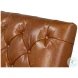 Dawson Cuba Brown Leather Chair