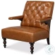 Dawson Cuba Brown Leather Chair