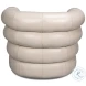 Rondo Crystal White Swivel Chair