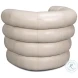 Rondo Crystal White Swivel Chair