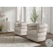 Rondo Crystal White Swivel Chair