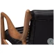 Singletary Onyx Black Leather Chair