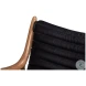 Singletary Onyx Black Leather Chair