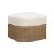 Axel Cream Performance Fabric Upholstered Outdoor Square Ottoman