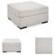 Koralynn Stone Performance Fabric Oversized Accent Ottoman