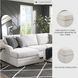Koralynn Stone 3 Piece Performance Fabric Sectional with LAF Chaise