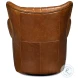 Bugatti Cuba Brown Swivel Chair
