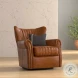 Bugatti Cuba Brown Swivel Chair