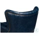 Bugatti Chateau Blue Swivel Chair