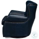 Bugatti Chateau Blue Swivel Chair