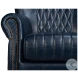 Bugatti Chateau Blue Swivel Chair