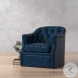 Coolidge Chateau Blue Swivel Chair