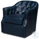 Coolidge Chateau Blue Swivel Chair
