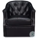 Coolidge Onyx Black Swivel Chair