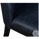 Jefferson Blue Leather Dining Chair Set of 2