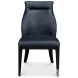 Jefferson Blue Leather Dining Chair Set of 2