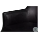 Royalton Ebony Black Leather Chair