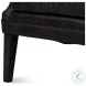 Royalton Ebony Black Leather Chair