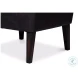 Royalton Ebony Black Leather Chair