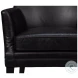 Royalton Ebony Black Leather Chair